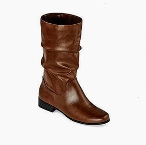east 5th Womens Jarrett Slouch Block Heel Boots